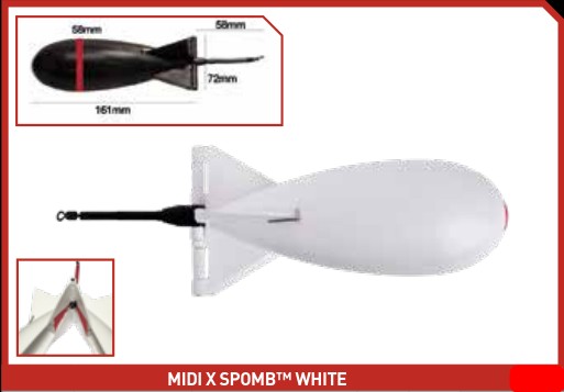 RAKETA SPOMB MIDI X BIJELA